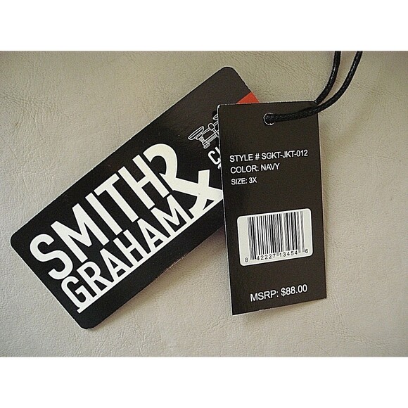 Smith & Graham Track Jacket NWT Retro Style Embroidered Streetwear Size 3XL - Picture 8 of 8